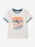 Conjunto de camiseta y short Tiburón, para niño AZUL MEDIO LISO 