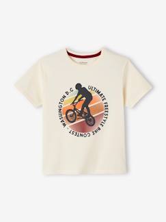 camisetas-Niño-Camiseta de manga corta con motivos gráficos, para niño