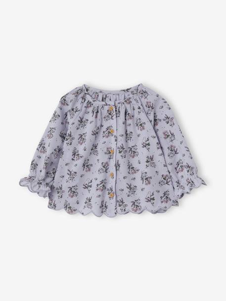 Tendencia Dulce Provenza-Bebé-Blusas, camisas-Blusa estampada y cinta del pelo, para bebé