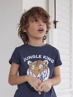camisetas-Niño-Camisetas y polos-Camiseta de manga corta con esbozo, para niño