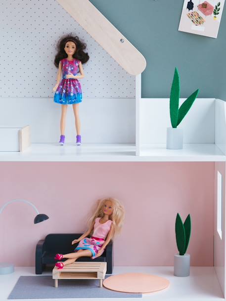 Casa de muñecas modelo multicolor 
