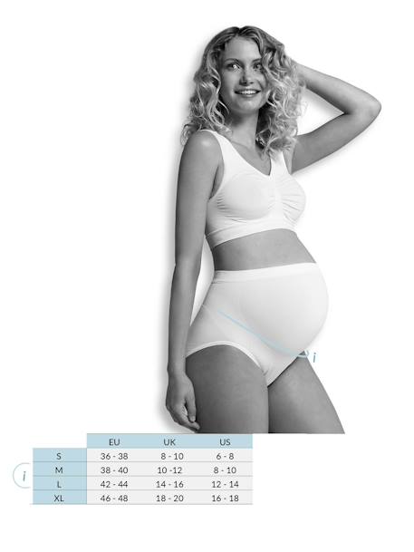 Sujetador de embarazo y lactancia sin costuras GelWire® CARRIWELL BLANCO MEDIO LISO+NEGRO MEDIO LISO 