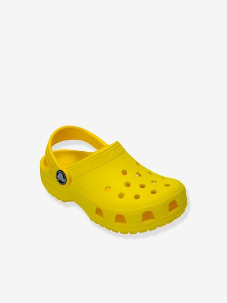 Zuecos Classic Clog para niño/a amarillo claro liso - Crocs