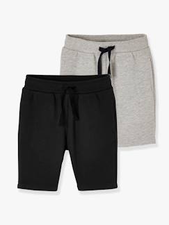 Deporte-Niño-Shorts y bermudas-Pack de 2 bermudas de felpa para niño