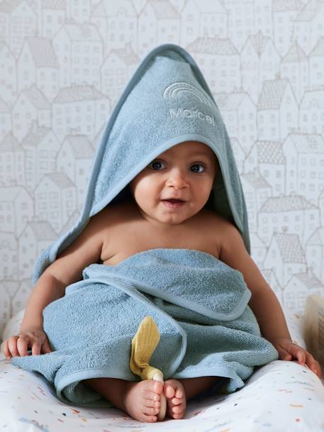 Albornoz personalizable de algodón orgánico* para bebé - HAPPY SKY beige  estampado - Vertbaudet