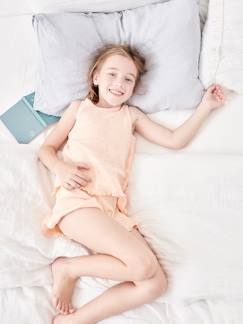 Niña-Pijamas-Pijama con short + bolsa de punto de canalé, para niña