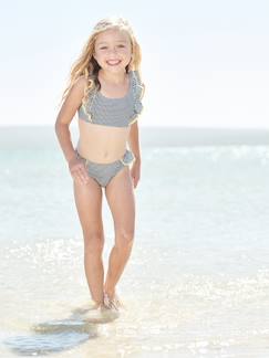 Niña-Bañadores-Bikini a rayas para niña
