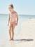 Bikini con estampado Vichy, para niña NARANJA MEDIO A CUADROS 