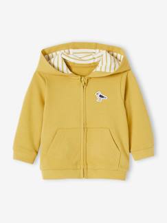 Bebé-Sudaderas, jerséis y chaquetas de punto-Sudadera con cremallera y capucha para bebé niño