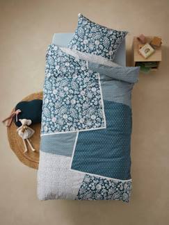 Ropa de cama-Textil Hogar y Decoración-Conjunto de funda nórdica + funda de almohada infantil Caravana