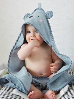 Baño-Capa de baño con capucha bordado animales bebé