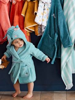 Textil Hogar y Decoración-Ropa de baño-Albornoces-Albornoz para bebé Ciervo, personalizable