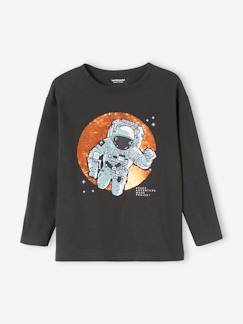 camisetas-Niño-Camisetas y polos-Camiseta con lentejuelas reversibles Astronauta, niño