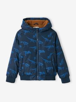 Niño-Abrigos y chaquetas-Cazadora con capucha Dinosaurios con forro polar, niño