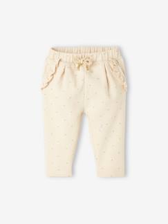 Pantalones y Vaqueros-Pantalón de felpa para bebé niña