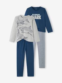 -Pack de 2 pijamas "Tiburones", niño