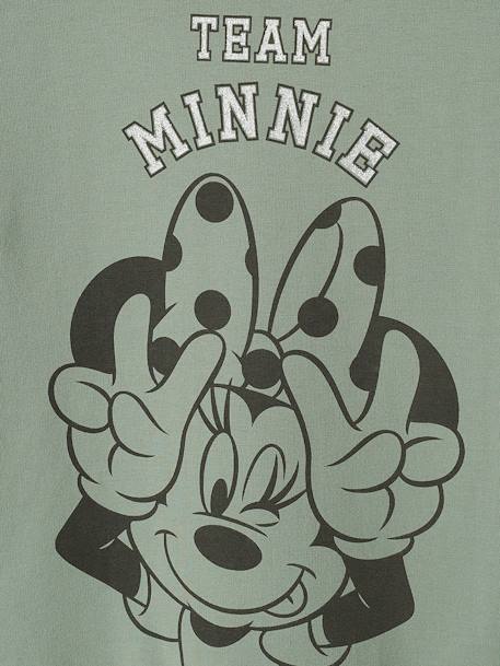 Sudadera con capucha Disney® Minnie VERDE OSCURO LISO CON MOTIVOS 