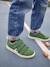 Zapatillas con tira autoadherente de piel, para niño AZUL OSCURO LISO+ROJO OSCURO LISO+VERDE MEDIO LISO 
