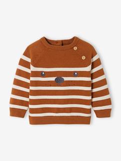 Bebé-Sudaderas, jerséis y chaquetas de punto-Jerséis-Jersey a rayas bordado, para niño