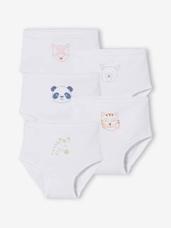 Pijamas y bodies bebé-Pack de 5 cubrepañales 100% algodón para bebé