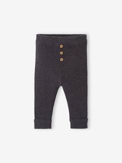 -Leggings para bebé de punto tricot