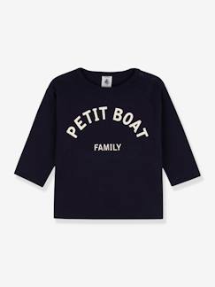 -Camiseta de manga larga para bebé de algodón orgánico PETIT BATEAU