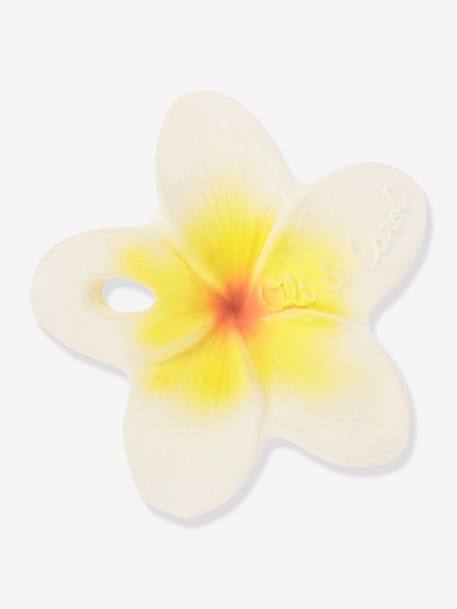 Juguete de dentición Flor Hawaii - OLI & CAROL blanco 