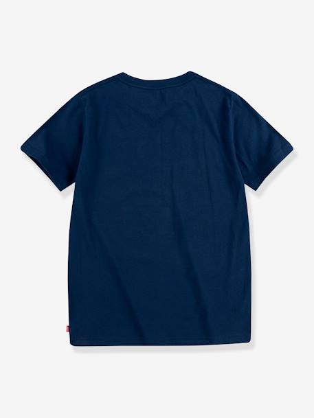Camiseta Batwing Levi's, bebé azul marino+rojo 