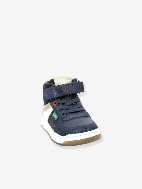 Zapatillas sneakers Kickalien KICKERS® azul marino+caqui+gris 