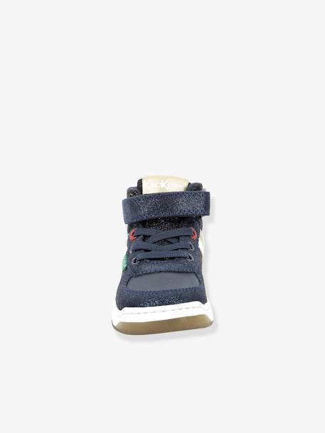Zapatillas sneakers Kickalien KICKERS® azul marino+caqui+gris 