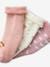 Pack de 3 pares de calcetines Conejitos y Corazones, bebé niña rosa maquillaje 