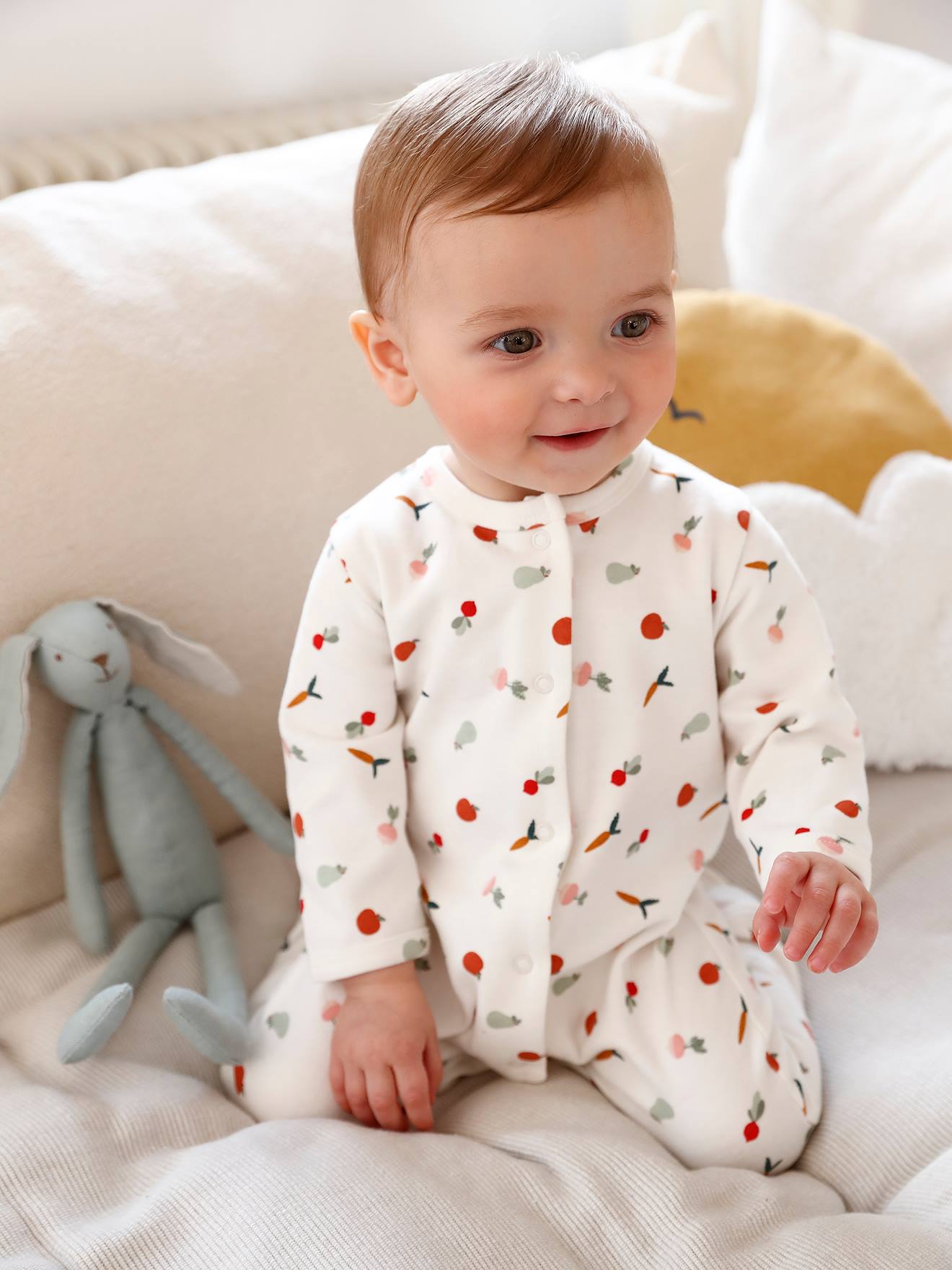 Pelele Bebe Niña Pelele Verano – Pijama para dormir- Ropa de Regalo 100% algodón- Organico Para bebe de 0 mes a 18 meses Manga Corta 