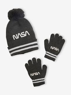Lotes y packs-Niño-Accesorios-Gorros, bufandas, guantes-Conjunto gorro + manoplas NASA®