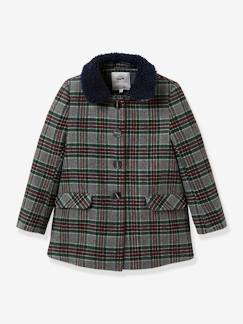 Niña-Abrigos y chaquetas-Abrigo de paño de lana para niña - CYRILLUS