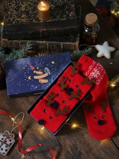Niña-Ropa interior-Pack de calcetines de Navidad Oeko Tex®, niña + adulta