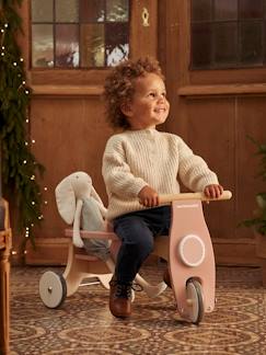 Juguetes- Primera edad-Balancines, andadores, correpasillos y cochecitos-Correpasillos + silla para muñecas de madera FSC®