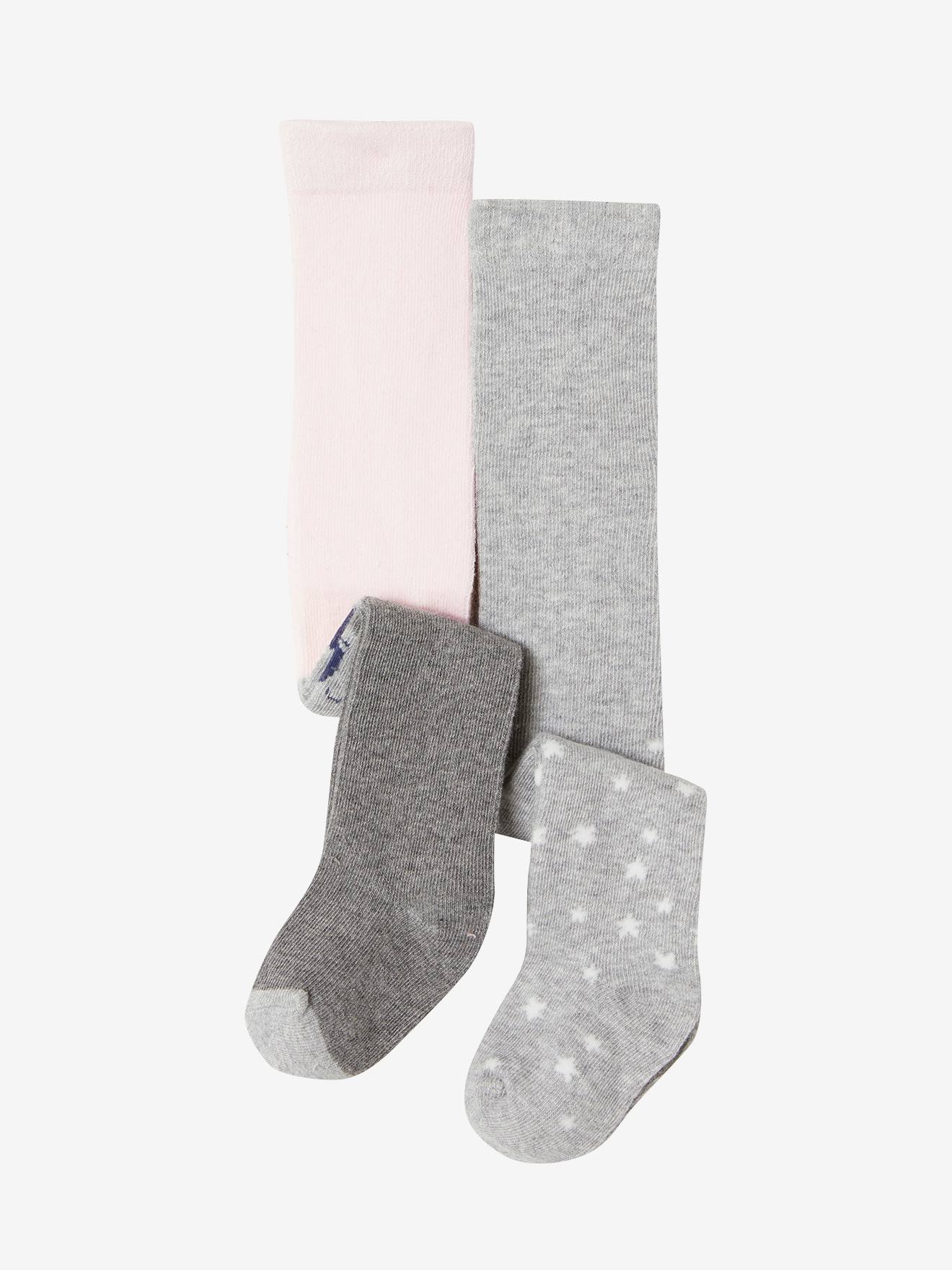 Vertbaudet 2 pares de calcetines para bebé 