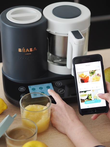Robot de cocina online BEABA Babycook Smart GRIS CLARO LISO CON MOTIVOS 