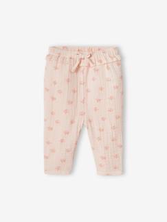 Pantalones y Vaqueros-Pantalón de gasa de algodón para bebé
