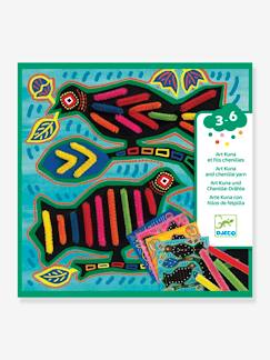 Juguetes-Actividades artísticas- Pegatinas, collage y modelado-Arte Kuna con tiras de chenilla muy suaves DJECO