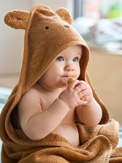toalla capa de baño bebe recien nacido niño niña trazos