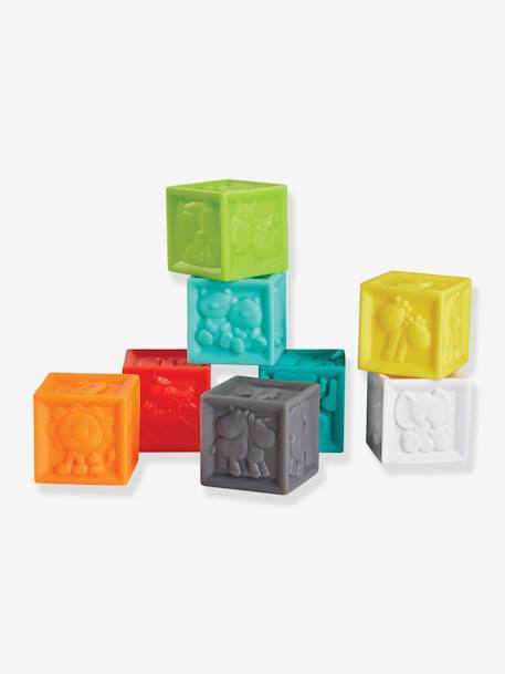 Estuche con 8 bolas, 4 animales y 8 cubos sensoriales Bluebox multicolor 