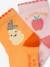 Pack de 2 pares de calcetines «Fruta» para bebé albaricoque 