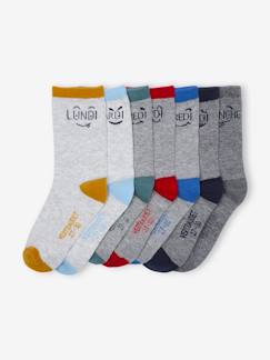 Ecorresponsables-Pack de 7 pares de calcetines medianos «Fun» para toda la semana