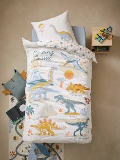 Ecorresponsables-Textil Hogar y Decoración-Ropa de cama niños-Juego de cama infantil JURASSIC CAMP