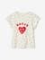 Camiseta 'amour' con lunares para niña crudo 