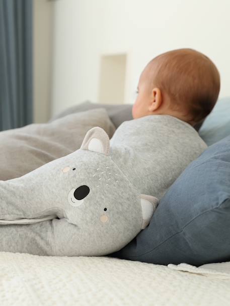 Pijamas y bodies bebé-Bebé-Pijamas-Pelele «Koala» de terciopelo para bebé