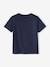 Camiseta con estampado de dinosaurio para niño azul oscuro+beige 