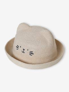 -Sombrero con forma de gato para bebé niña