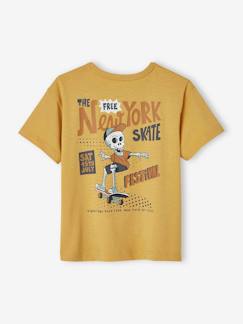 camisetas-Niño-Camisetas y polos-Camiseta con motivo gigante detrás para niño